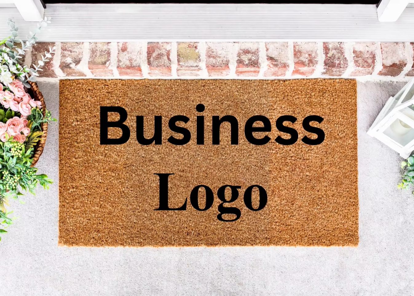 Home Textiles Logo - Tapis personnalisé avec texte et logo