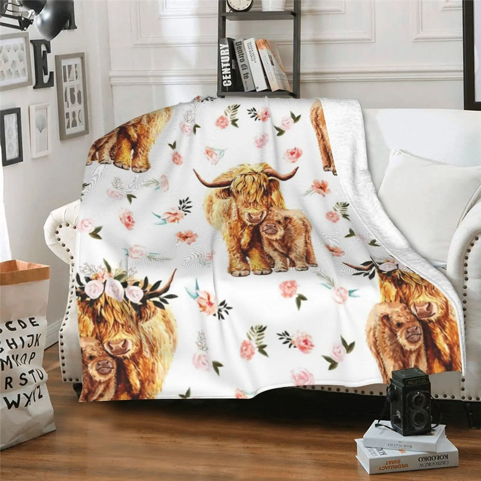 Couverture de vache des Highla - Highland Home Textiles avis et prix