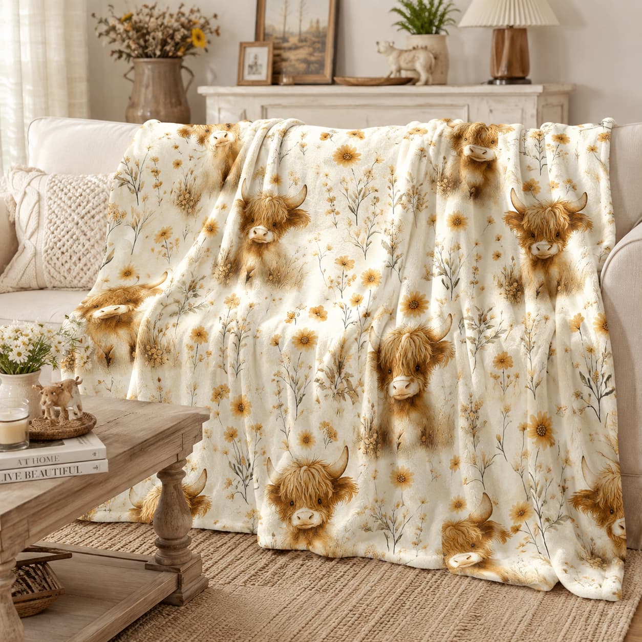 1 pièce, couverture en polaire - Highland Home Textiles avis et prix