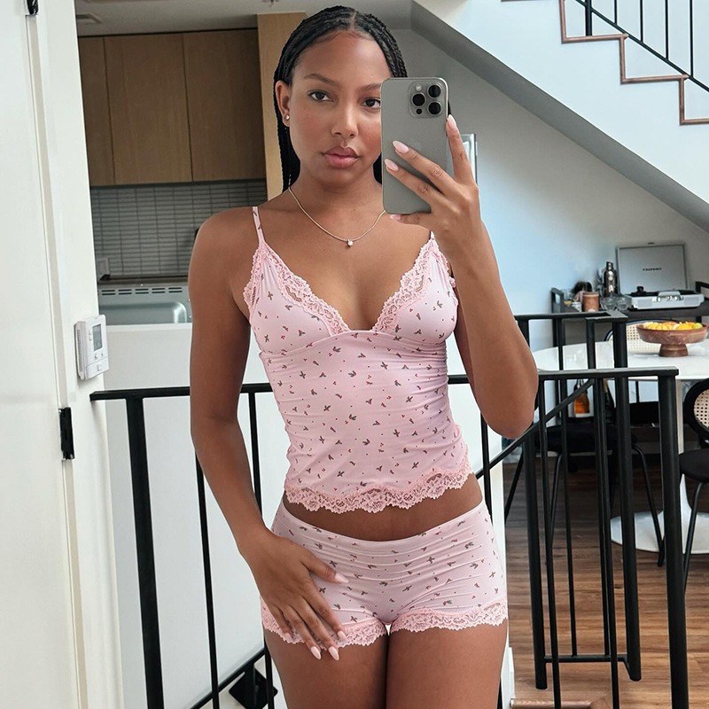Ensemble pyjama d'été pour fem - Home Textiles Store avis et prix