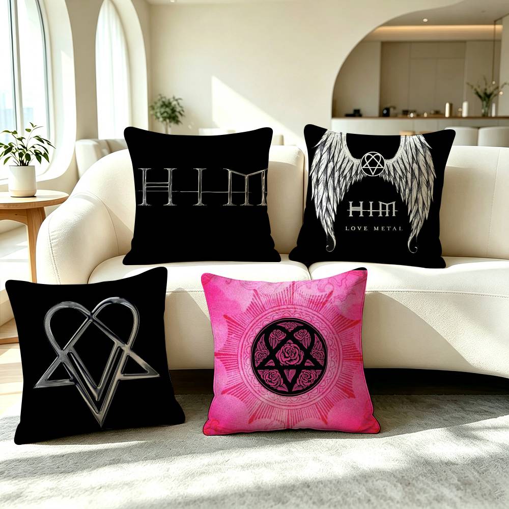 Housse de coussin carrée doubl - Home Textiles Logo avis et prix
