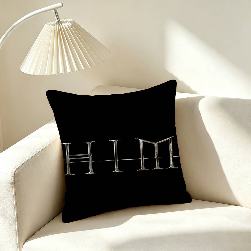 Housse de coussin carrée doubl - Home Textiles Logo avis et prix