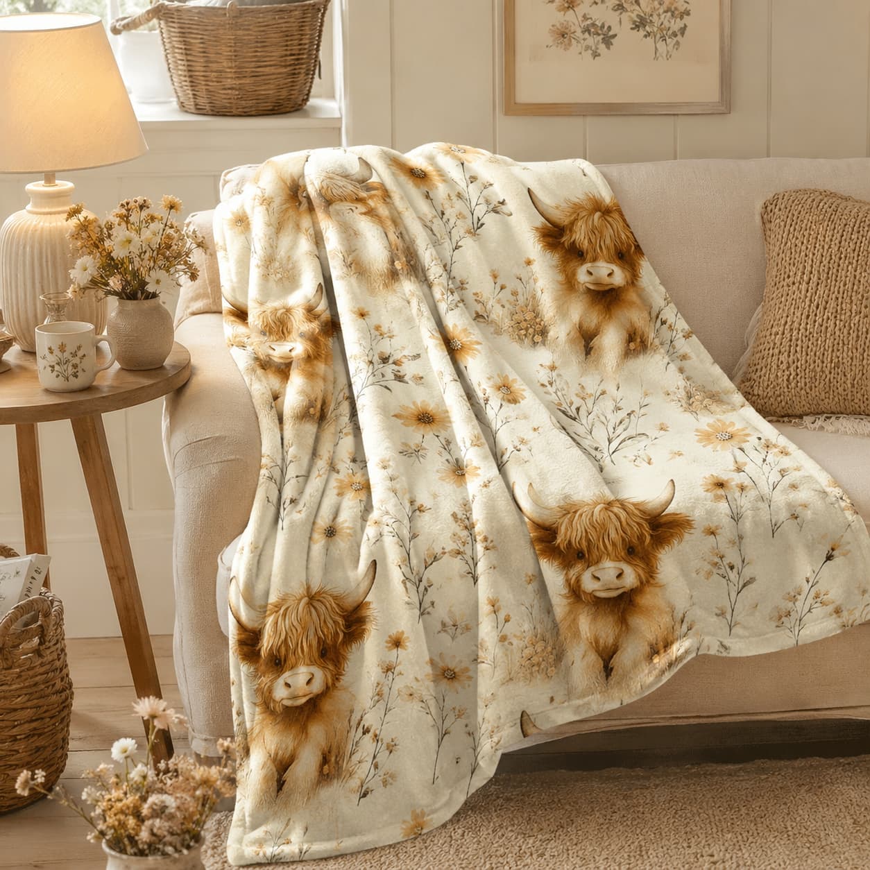 1 pièce, Couverture en polaire - Highland Home Textiles avis et prix